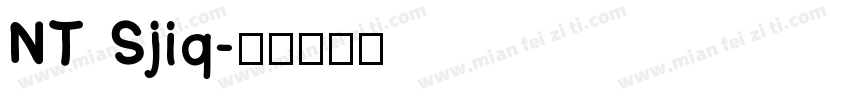 NT Sjiq字体转换
